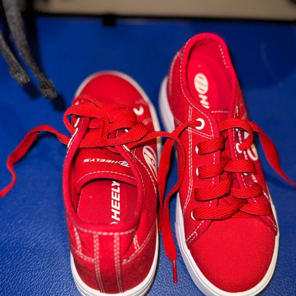 Heelys Kids Red Sneakers with Wheels